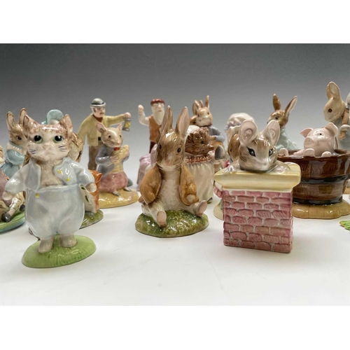 972 - A collection of twenty-four Beswick Beatrix Potter figures (box).