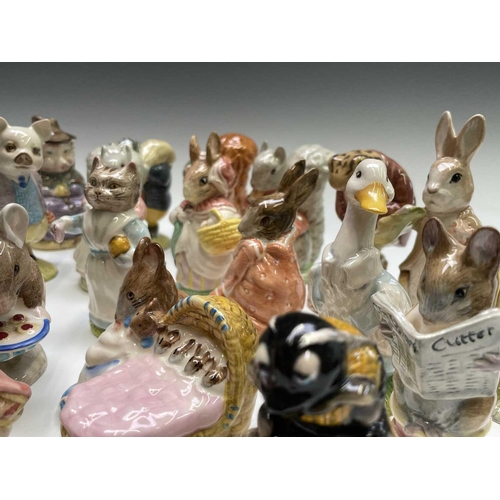 973 - A collection of twenty-eight Royal Albert Beatrix Potter figures (box).