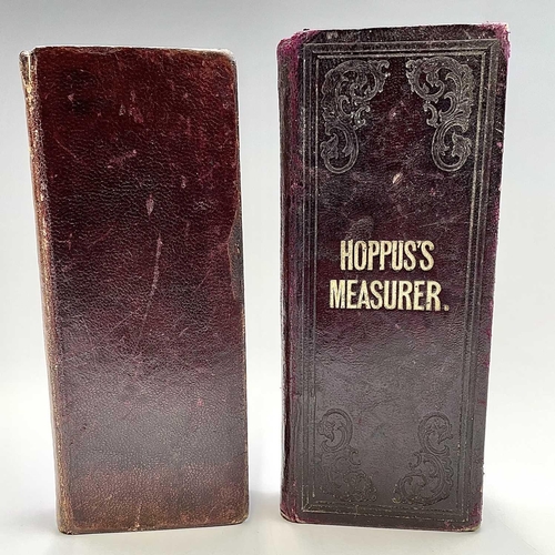 106 - 'Hoppus's Practical Measurer,' full calf, fold out engraving, Thomas Johnson, Manchester, 1850; plus... 