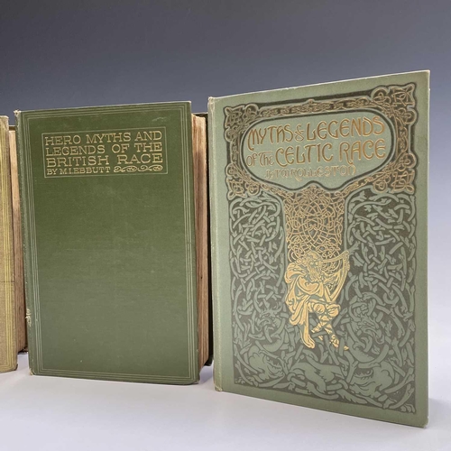 131 - T. W. ROLLESTON. 'Myths & Legends of The Celtic Race,' decorative gilt boards, second edition, Georg... 