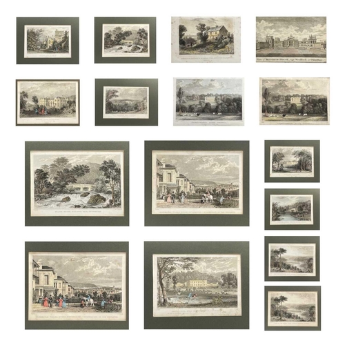 144 - THOMAS ALLOM. Approx 200 engravings, all mounted, some with toning and foxing; With approx thirty ot... 
