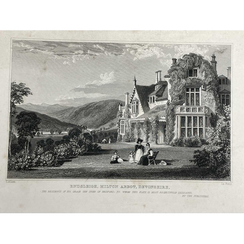 147 - THOMAS ALLOM. Over three hundred engravings mostly of the county of Devonshire, but also a few of Th... 