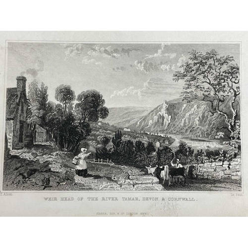 147 - THOMAS ALLOM. Over three hundred engravings mostly of the county of Devonshire, but also a few of Th... 