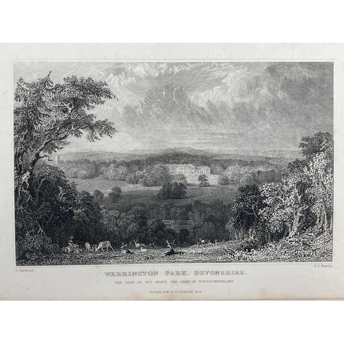 147 - THOMAS ALLOM. Over three hundred engravings mostly of the county of Devonshire, but also a few of Th... 