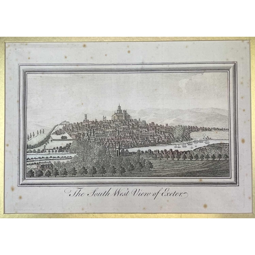 149 - PRINTS. 'The South-Eastern Prospect from Castlehornack near the Mount Cornwall,'; A late 18th centur... 