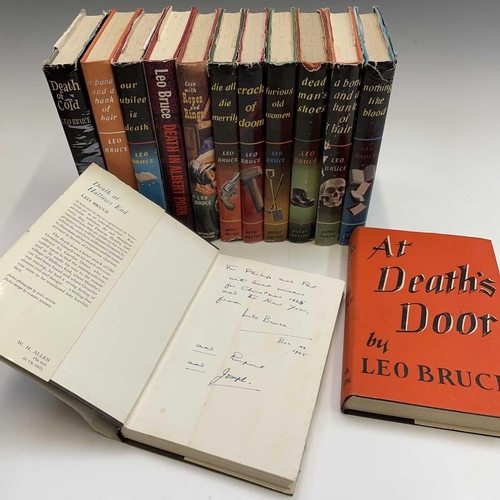 152 - LEO BRUCE (Rupert Croft-Cooke). 'A Bone and a Hank of Hair,' signed and inscribed by the author, fir... 