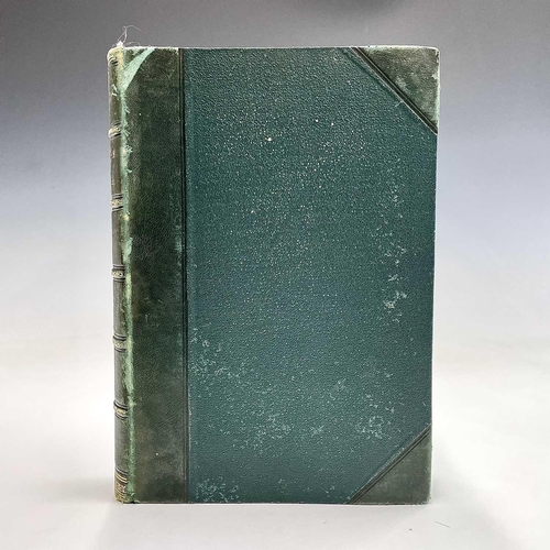 155 - HENRY HAVARD. 'Amsterdam et Venise,' half green Morocco with pebbled boards, rubbed and bumped, engr... 