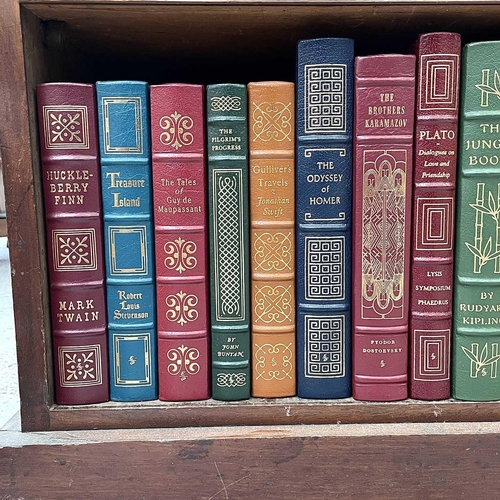 169 - EASTON PRESS BINDINGS. A good collection of seventy-four books, including The Jungle Books, Origin o... 