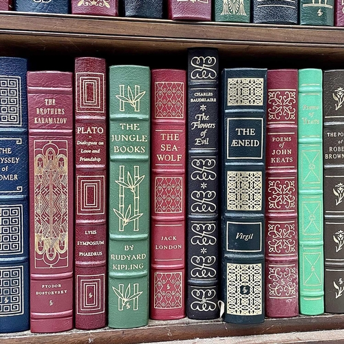 169 - EASTON PRESS BINDINGS. A good collection of seventy-four books, including The Jungle Books, Origin o... 