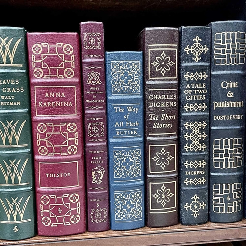 169 - EASTON PRESS BINDINGS. A good collection of seventy-four books, including The Jungle Books, Origin o... 