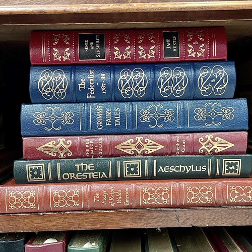 169 - EASTON PRESS BINDINGS. A good collection of seventy-four books, including The Jungle Books, Origin o... 