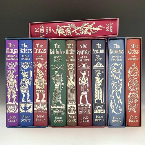177 - FOLIO SOCIETY: Empires of the Ancient Near East four book set, Empires of Early Latin America, The N... 