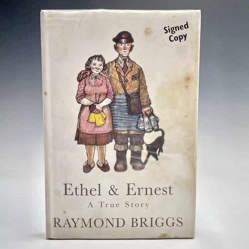 191 - RAYMOND BRIGGS. 'Ethel & Ernest,' signed, first edition, unclipped dj, previous owner pen inscriptio... 