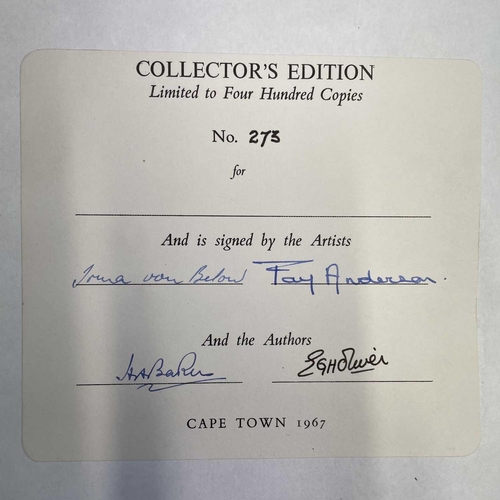 195 - BOTANY INTEREST. 'Ericas in Southern Africa,' collector's edition, 273/400, signed by artists and au... 