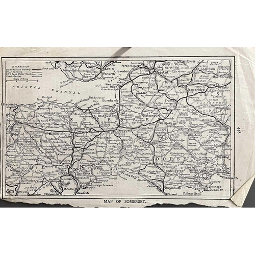 203 - MAPS. 'London 1900,' for the Post Office Directory, folding map on canvas, some repairs, Kelly's Dir... 