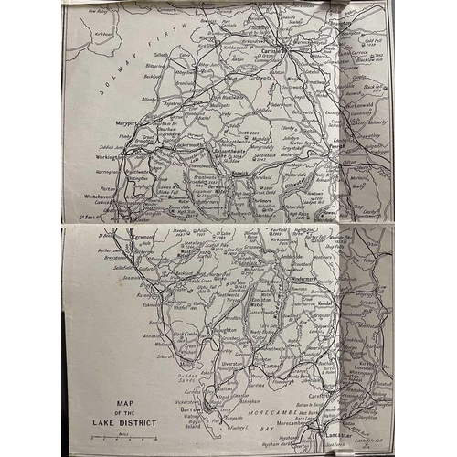 203 - MAPS. 'London 1900,' for the Post Office Directory, folding map on canvas, some repairs, Kelly's Dir... 