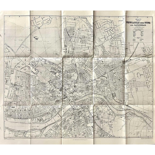 203 - MAPS. 'London 1900,' for the Post Office Directory, folding map on canvas, some repairs, Kelly's Dir... 