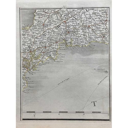 204 - ROBERT MORDEN. 'Britannia Saxonica,' steel engraved map, circa 18th century, 42.5 x 38.5cm, vg; 'An ... 