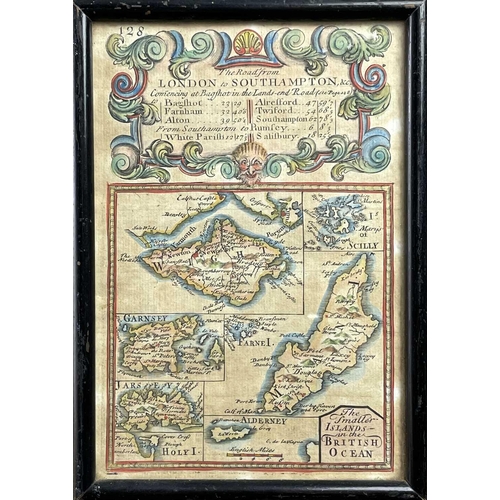 210 - EMANUEL BOWEN. 'Britannia Depicta or Ogilby Improv'd,' copper engraved map of the Smaller Islands in... 