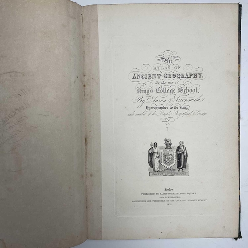 215 - AARON ARROWSMITH. 'An Atlas of Ancient Geography for the use of Kings College School,' nineteen full... 