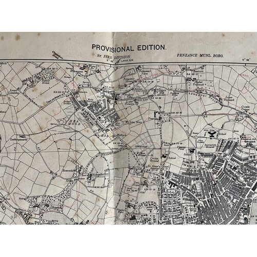 222 - MAPS. Seven maps depicting Cornwall, one of Penzance, and one of Devon, including a Walpole (1784) a... 