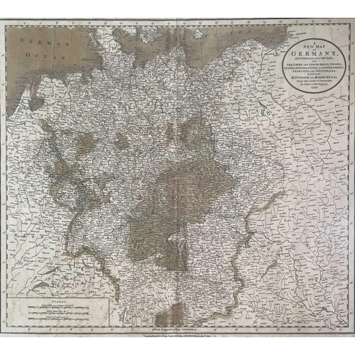 231 - after HESSEL GERARDO. 'Typus Hispaniae.' Spain and Portugal, engraved map, glazed and framed, 1631, ... 