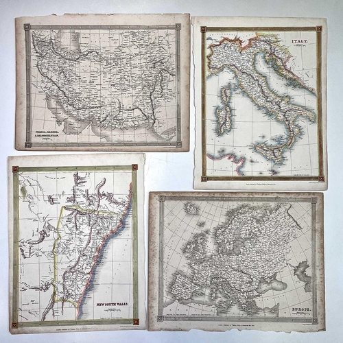 249 - MAPs. A collection of 19th century engraved maps including S. Hall, Alex Findlay and London Illustra... 