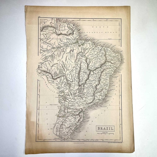 249 - MAPs. A collection of 19th century engraved maps including S. Hall, Alex Findlay and London Illustra... 