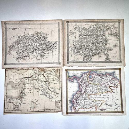 249 - MAPs. A collection of 19th century engraved maps including S. Hall, Alex Findlay and London Illustra... 