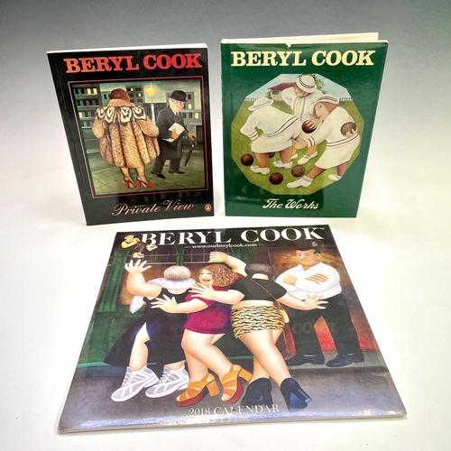 27 - BERYL COOK. 'The Works,' first edition, unclipped dj, John Murray, 1978; plus one other book and a s... 