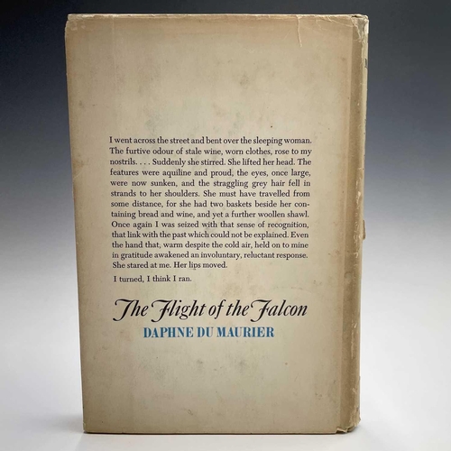 30 - DAPHNE DU MAURIER. 'The Flight of the Falcon,' first American edition, clipped dj, Doubleday & Compa... 