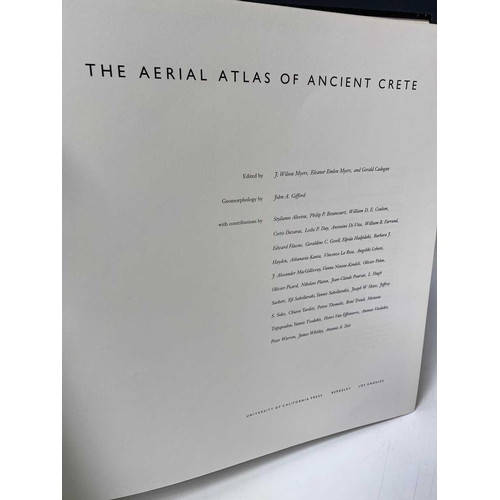 313 - 'The Aerial Atlas of Ancient Crete.' Original boards, large format, colour photos throughout, Univer... 
