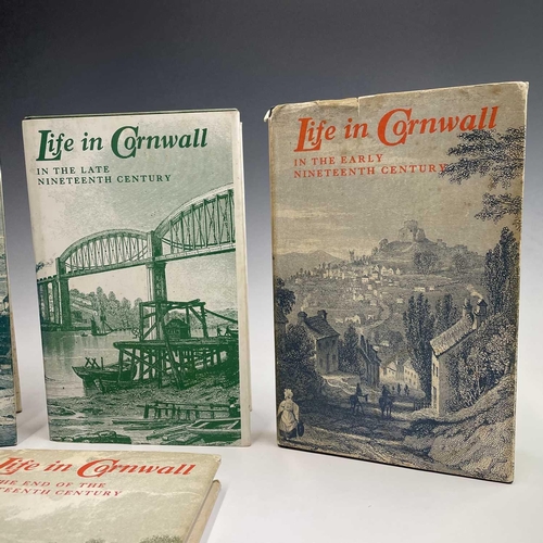 34 - CORNWALL INTEREST. 'Life in Cornwall in the early Nineteenth Century,' unclipped dj, D. Bradford Bar... 