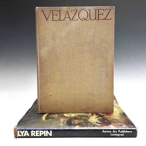 4 - ART INTEREST. 'Velazquez,' complete edition, by Enrique Lafuente, original cloth, unclipped dj, Phai... 