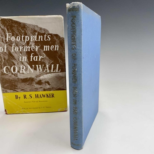 40 - R. S. HAWKER. 'Footprints of Former Men in Far Cornwall,' re-issue, unclipped dj, Westaway Books, 19... 
