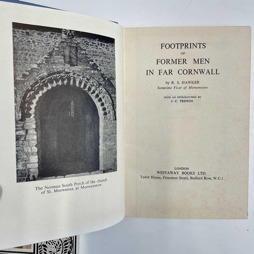 40 - R. S. HAWKER. 'Footprints of Former Men in Far Cornwall,' re-issue, unclipped dj, Westaway Books, 19... 