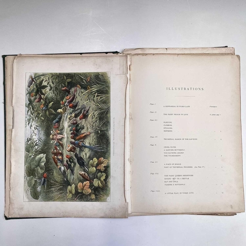 5 - RICHARD DOYLE. 'Fairyland: Pictures from the Elf-World,' original cloth, second edition, loose bindi... 