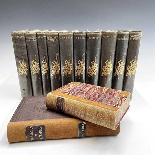 56 - BENJAMIN DISRAELI (Earl of Beaconsfield). 'The Bradenham Edition of the Novels and Tales...' with in... 