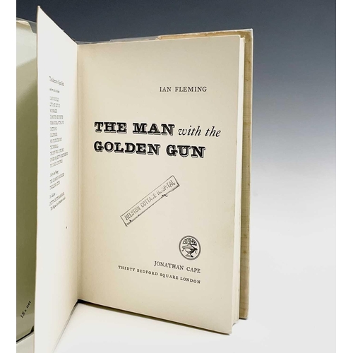 7 - IAN FLEMING. 'The Spy Who Loved Me,' first edition, original cloth, unclipped dj, ex libris label, s... 