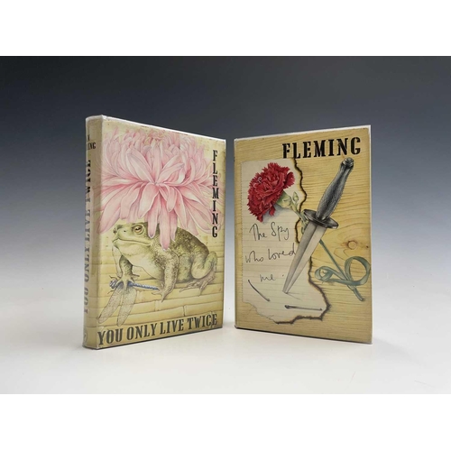 7 - IAN FLEMING. 'The Spy Who Loved Me,' first edition, original cloth, unclipped dj, ex libris label, s... 