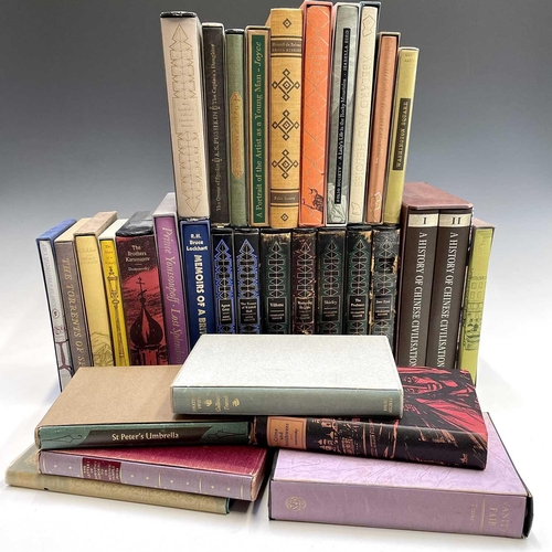 78 - FOLIO SOCIETY. Thirty-three mostly with card slips, including Dostoyevsky, Harper Lee, Thackeray, An... 