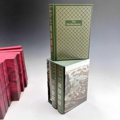 79 - FOLIO SOCIETY. 'The Barbarian Invasions of the Roman Empire,' eight volumes, individual cardboard sl... 