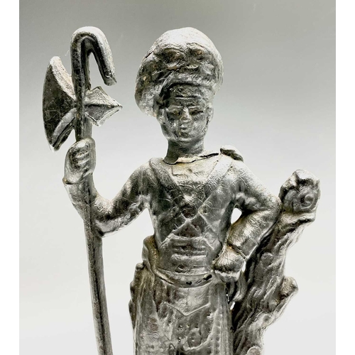 160 - A figural doorstop cast as a guardsman, height 37cm.