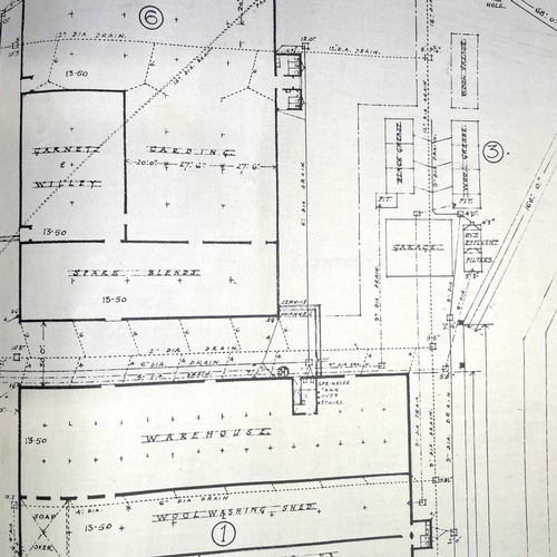 320 - Edward Bucknole, a quantity of architectural drawings, many of Australian interest, including woolle... 