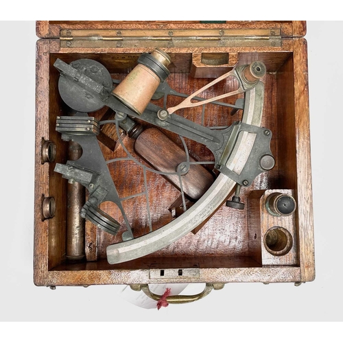 325 - An early 20th century sextant by Heath & Co Ltd, Crayford London, made for T. Bassnett Limited Liver... 