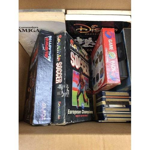 351 - Two AMIGA A500s, an AMIGA A520 mod, various games, paint and animation software, manuals and accesso... 