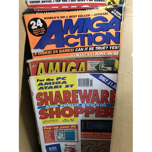 351 - Two AMIGA A500s, an AMIGA A520 mod, various games, paint and animation software, manuals and accesso... 