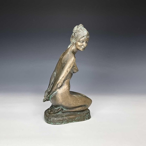 85 - Alec Wiles(1924-2021) Female nude Bronze signed. Height 33cm.