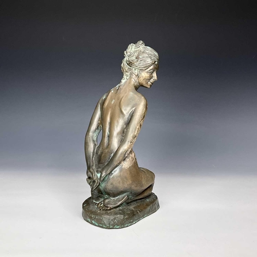 85 - Alec Wiles(1924-2021) Female nude Bronze signed. Height 33cm.