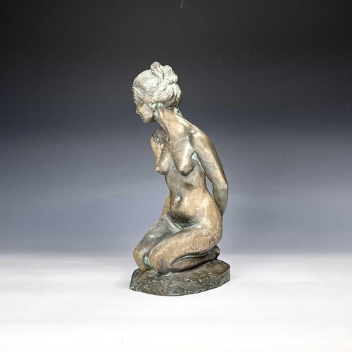 85 - Alec Wiles(1924-2021) Female nude Bronze signed. Height 33cm.